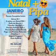 Nordeste Excursão 2 em 1 - NATAL e PIPA