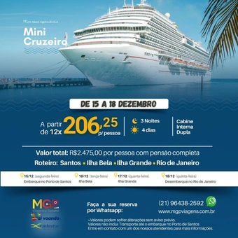 Mini Cruzeiro dos sonhos! Santos x Rio